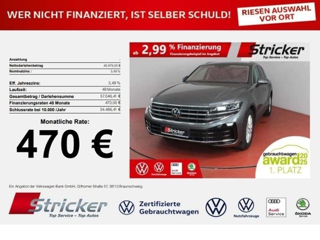 VW Touareg Elegance 3.0TDI 470,-ohne Anzahlung AHK