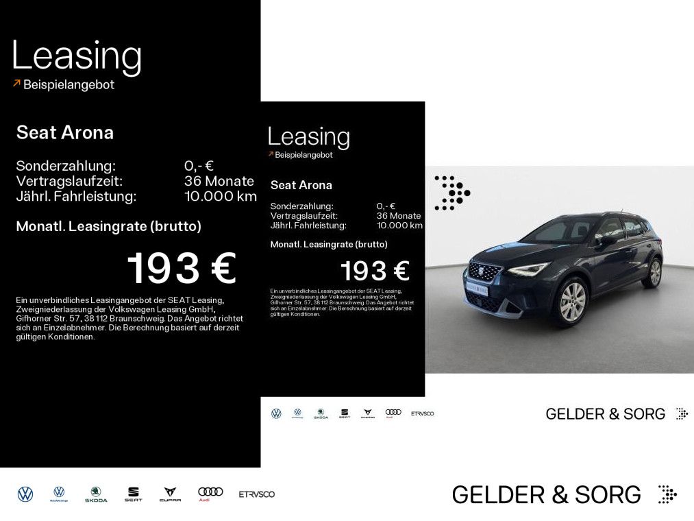 Seat Arona Xperience 1.0 TSI RFK*LED*Navigation*ACC