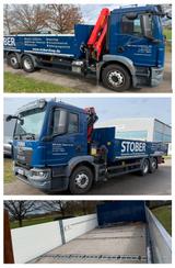 MAN TGM 26.320 6x2-4 BL mit Pritsche und Kranaufbau