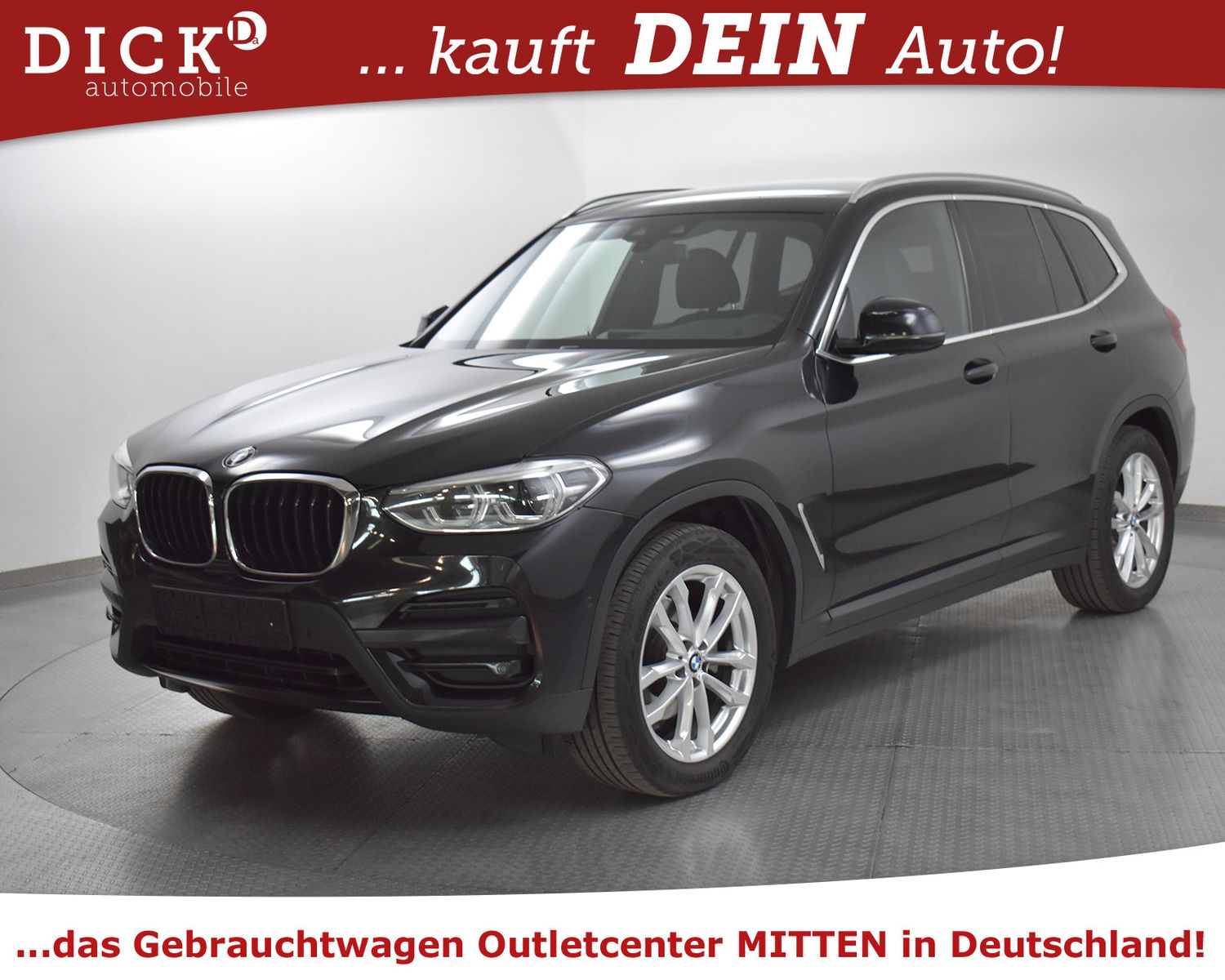 BMW X3 xDr 20d Aut Advan NAVI+KAM+LED+HIFI+SHZ+M19" - Image 4
