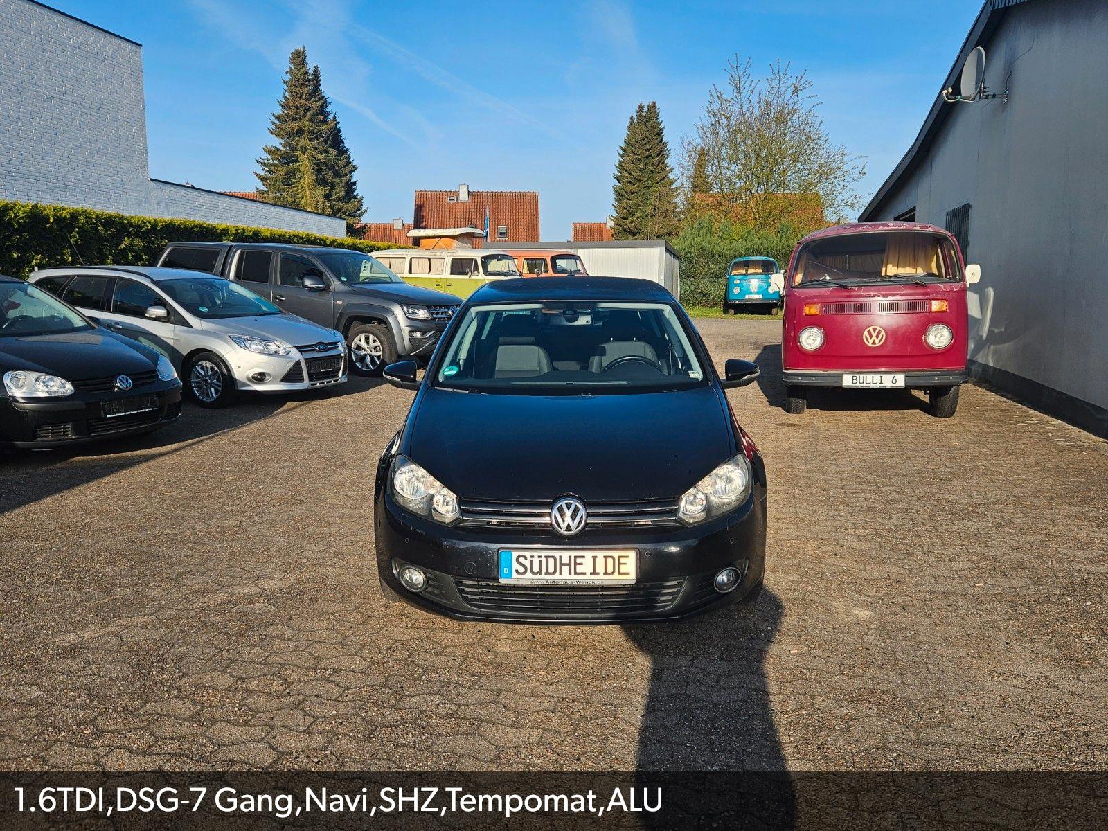 Volkswagen Golf VI Team,1.6TDI,DSG-7Gang,Navi,SHZ,Temp