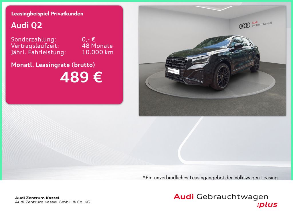Q2 S line Matrix LED CarPlay Leder RÜ 19"
