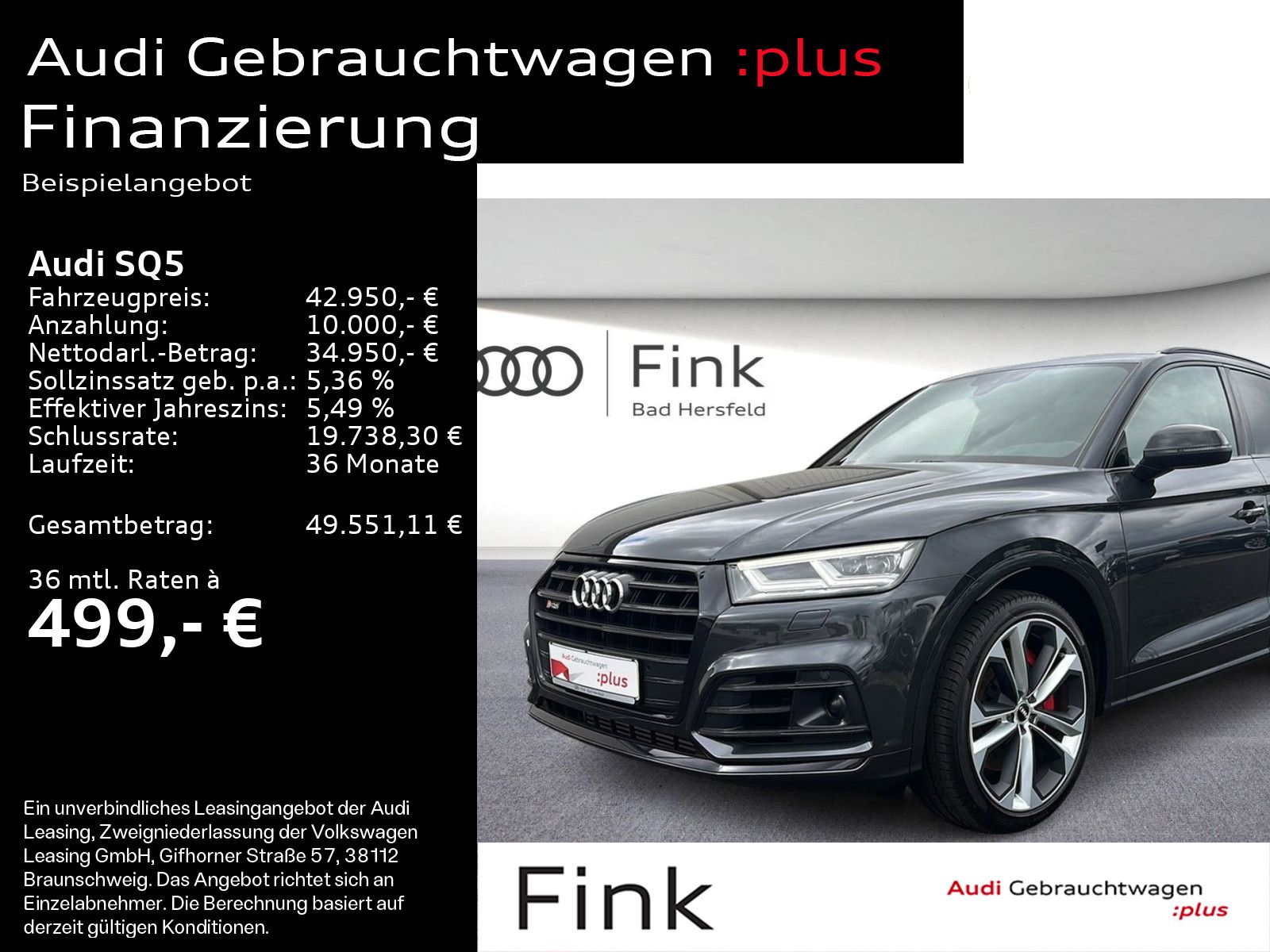 Audi SQ5 TDI quattro Pano Matrix AHK B&O