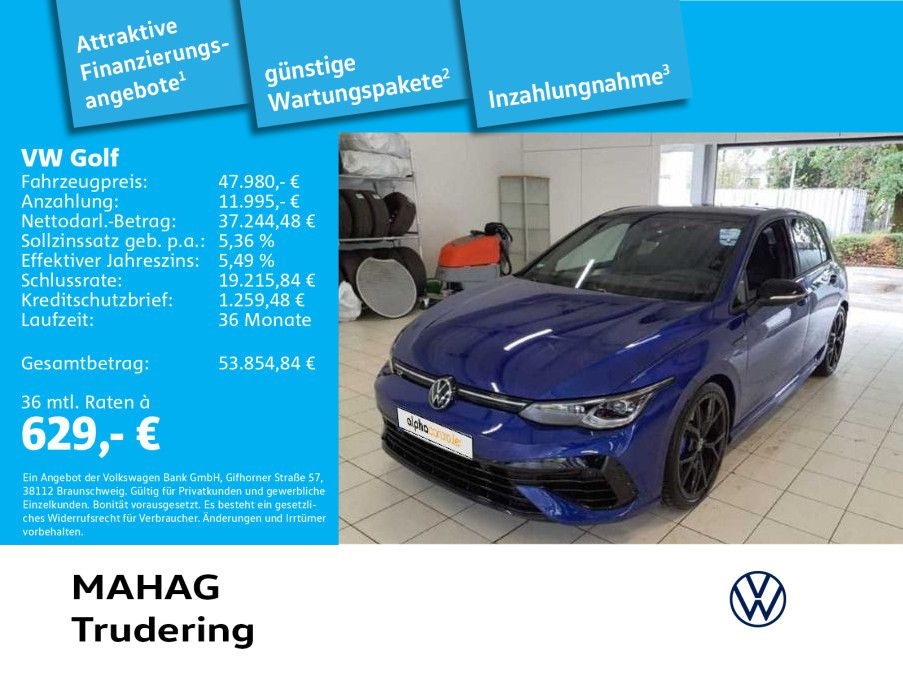 Volkswagen Golf VIII R 2.0 BlackStyle TitanAga Leder IQ.Lig foto 2