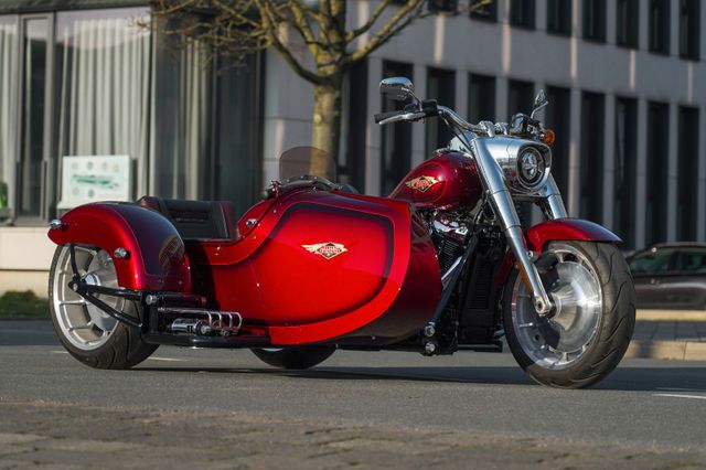 Harley-Davidson Fat Boy Anniversary Gespann "Sondermodell"