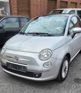 Fiat 500 1.4 16V Lounge Panorama, klima ,frisch TÜV  - silberne Fiat 500