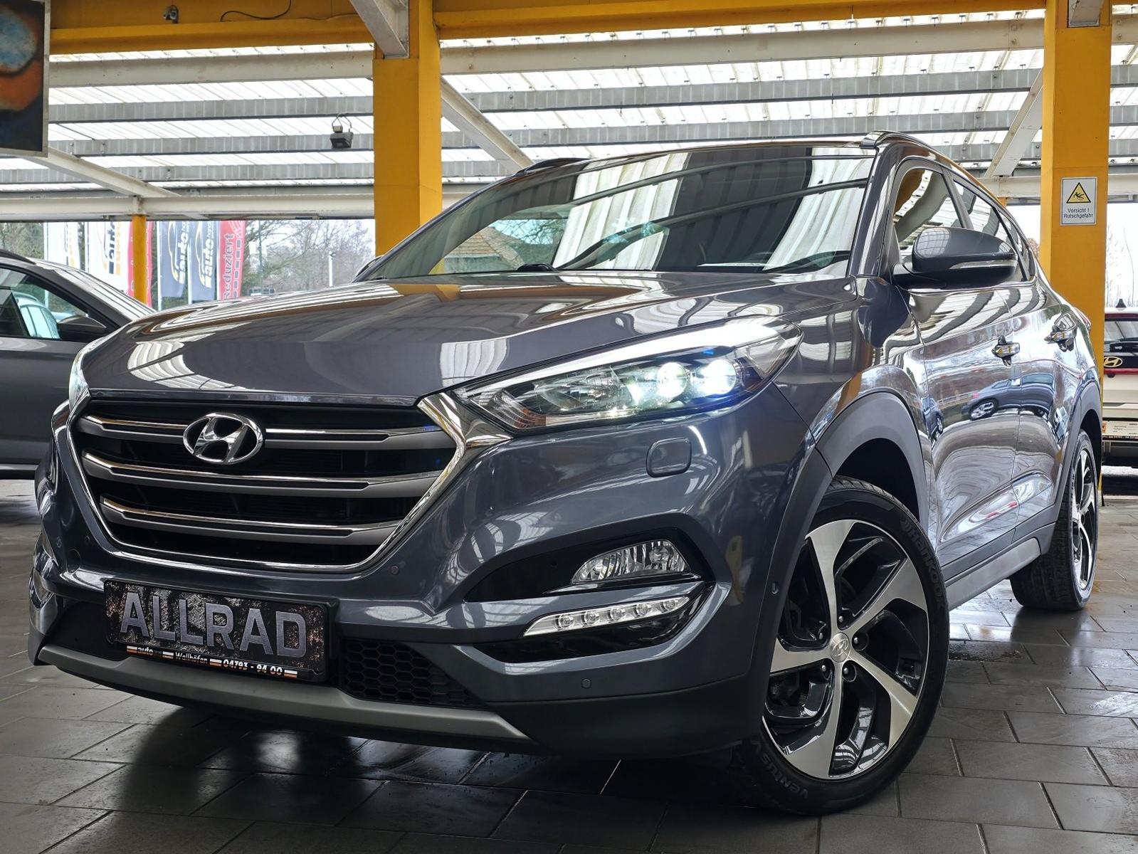 Hyundai Tucson 1,6 T-GDI DCT 4WD mit Navi Pano Leder LED