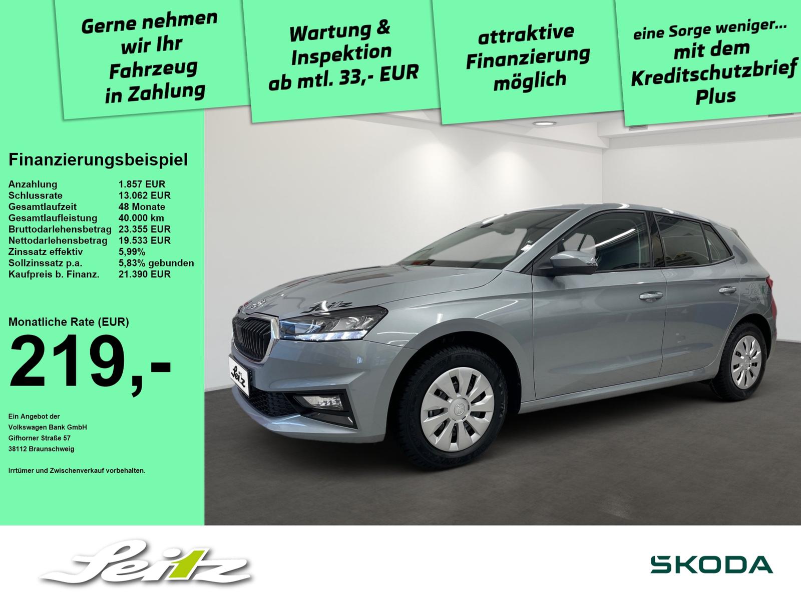 Skoda Fabia 1.0 TSI Selection *LED*PARKSENSOR*SMART LI