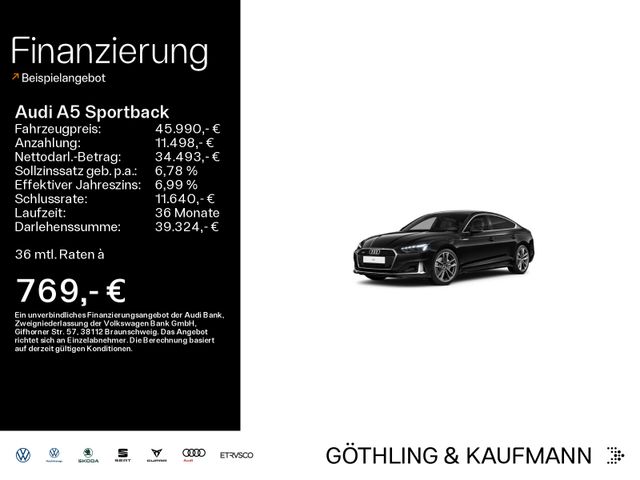 Audi A5 Sportback 40 TFSI qu S line S tro*Matrix*Virt