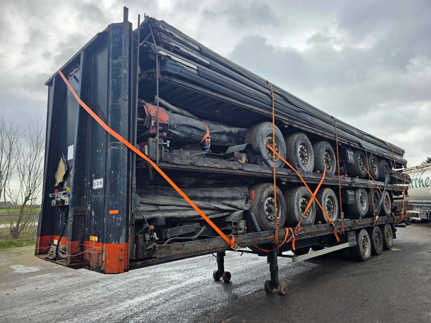 Vanhool 3B2011 - BPW - DISC Fünf dreiachsige Planenaufli