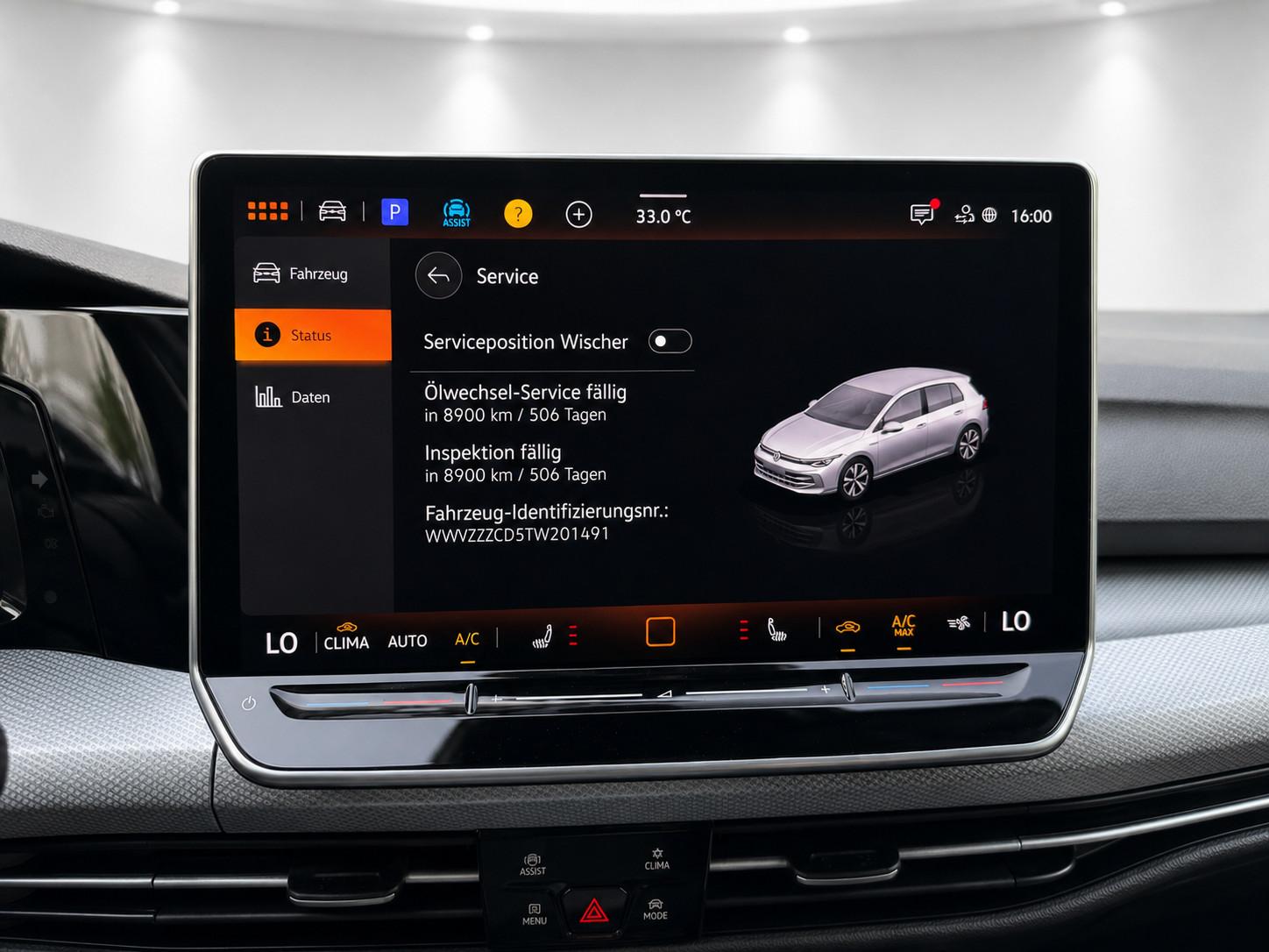 Volkswagen Golf ENERGY-KAME-VIRT-SHZ-KEYL-NAVI-LANE-CARPLAY, миниатюра 25