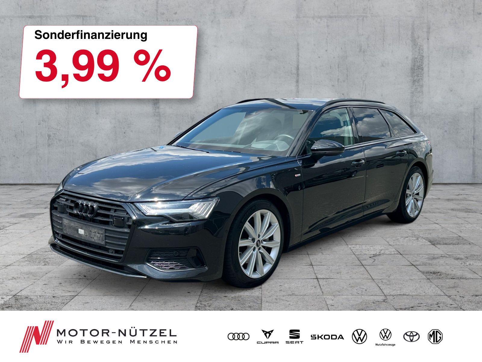 Audi A6 Avant 50 TDI QU S-LINE MATRIX+NAV+HuD+RFK+AHK