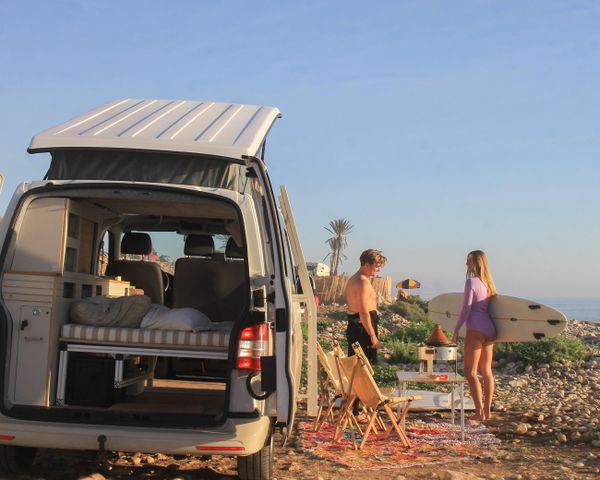 Fahrzeugabbildung Volkswagen T5 2,0 TDI Camper+Boho+Aufstelldach+Standh+Küche