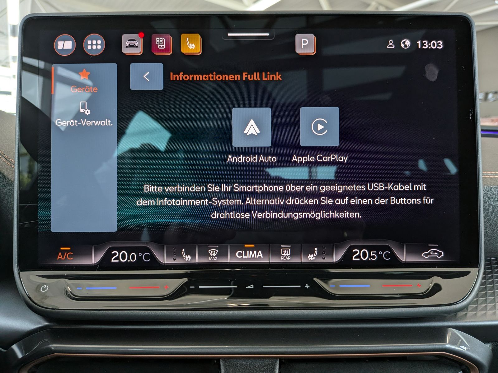 Fahrzeugabbildung CUPRA Formentor 1.5 eTSI Pano Sennh DCC Matrix AHK 19"