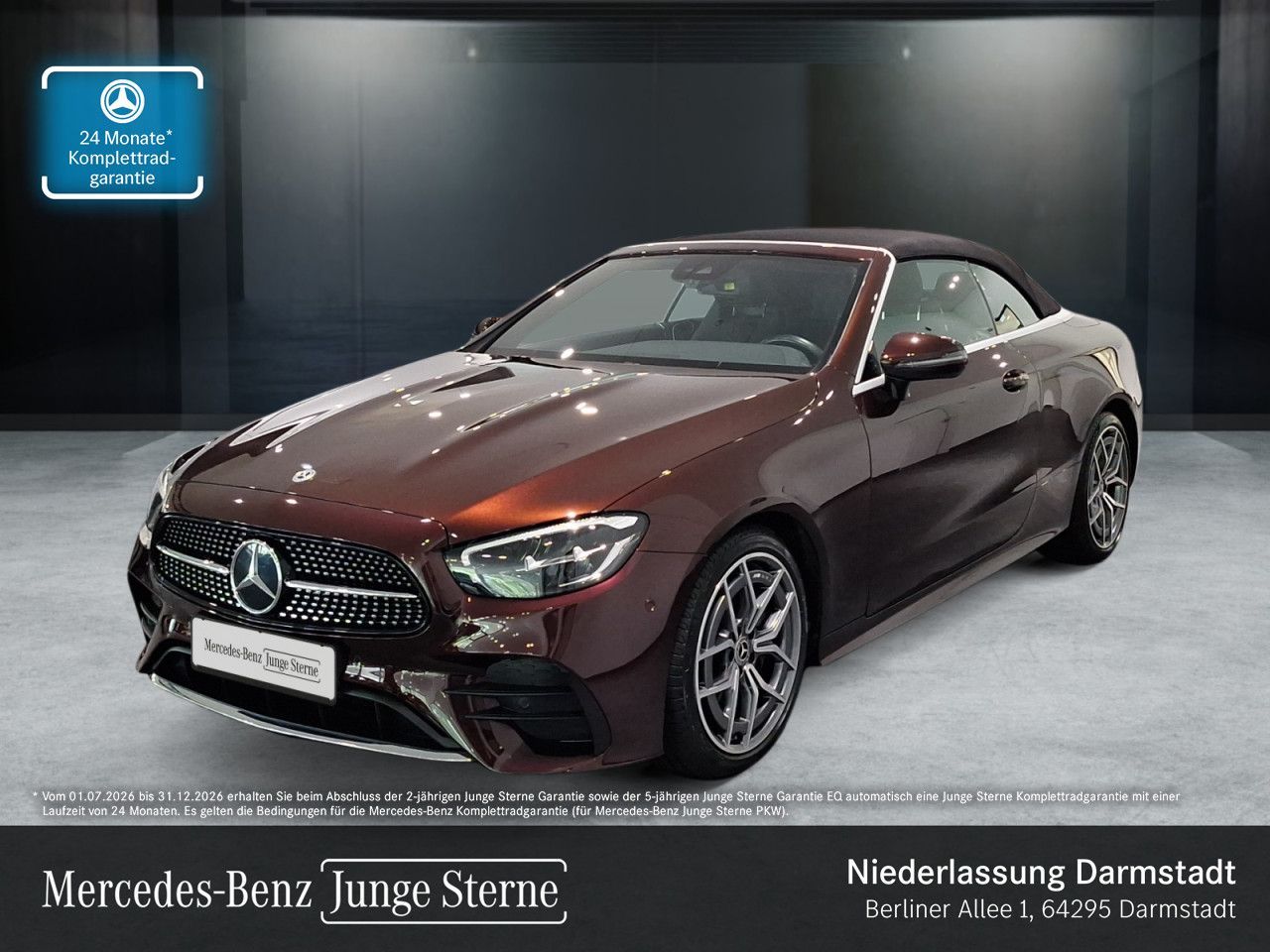 Mercedes-Benz E 200 Cab AMG Leder Burme Ambiente RFK MBUX