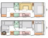 Adria Adora 673PK Komplettes Familien-Campingpaket - Adria Wohnwagen