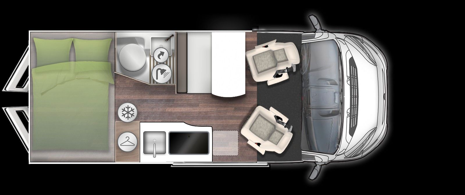 Fahrzeugabbildung Forster Vantasy V 599 HB *Modell26*Rückfahrkam.*Dieselhz