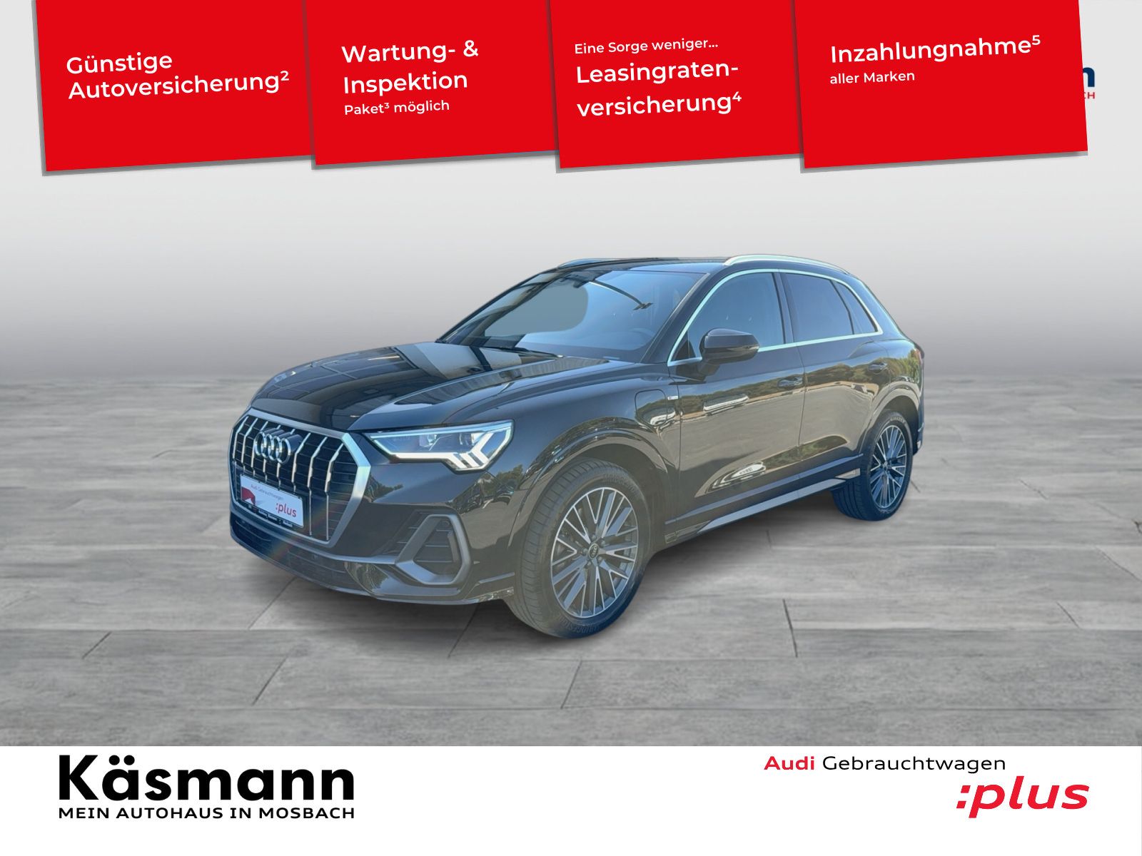 Audi Q3 S line 45TFSIe 2xS line NAV LED 360° SHZ PDC