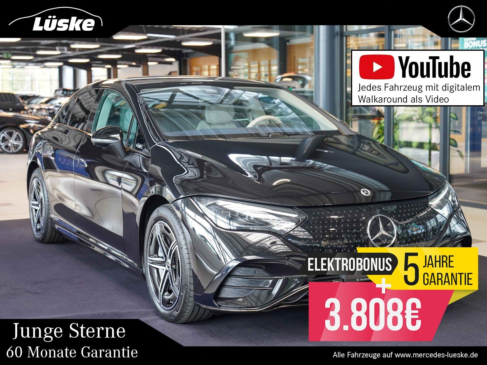 MERCEDES-BENZ EQE 300 AMG Line PREMIUM Night Sitzklima Leder