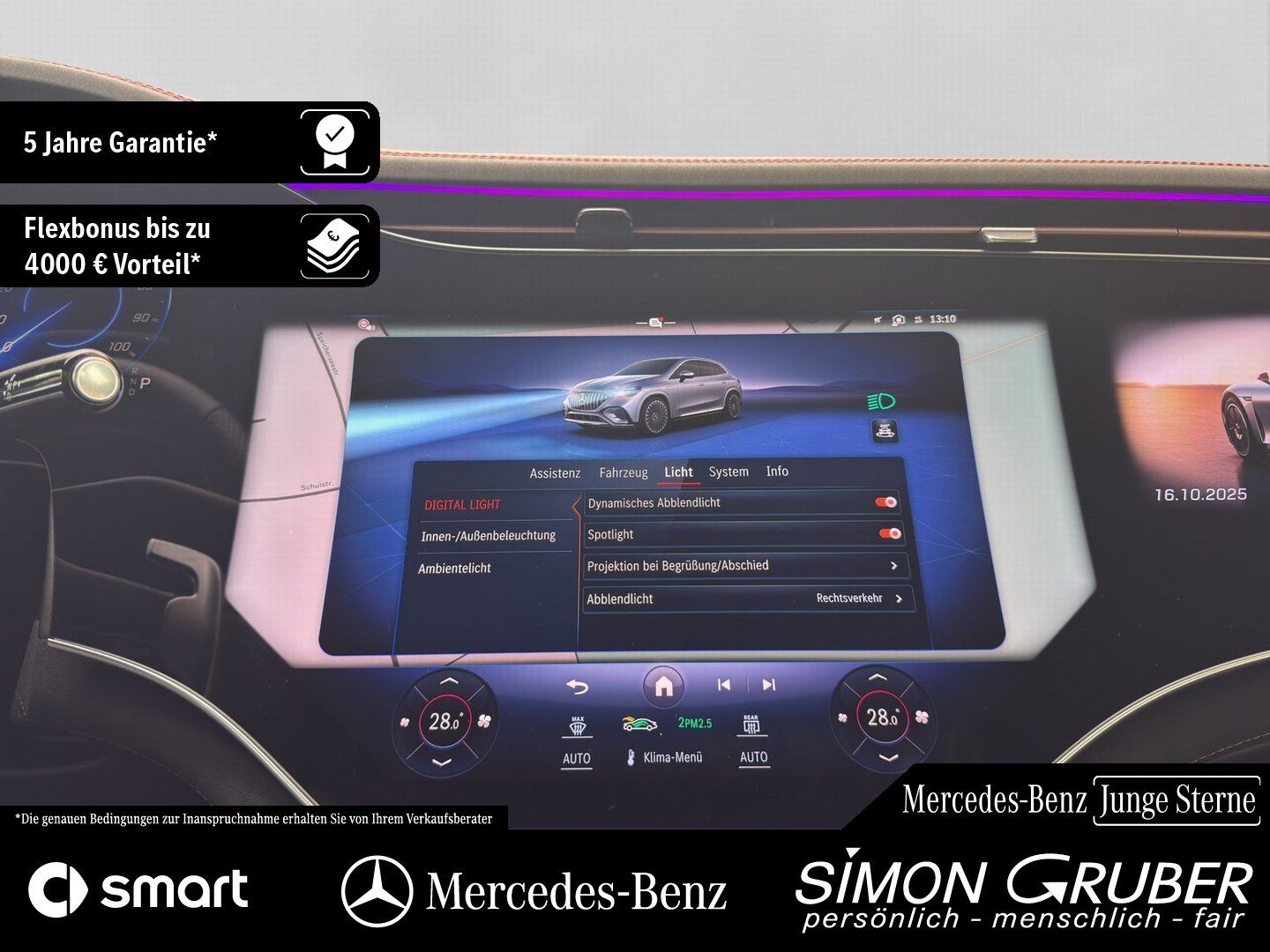 Fahrzeugabbildung Mercedes-Benz EQE 43 4M SUV AMG Night Pano HUD Sitzklima Nappa