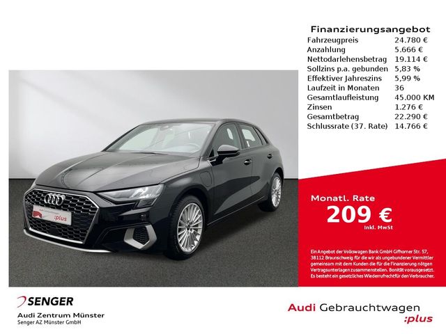 Audi A3 Sportback TFSI e Advanced 40 e S tronic LED