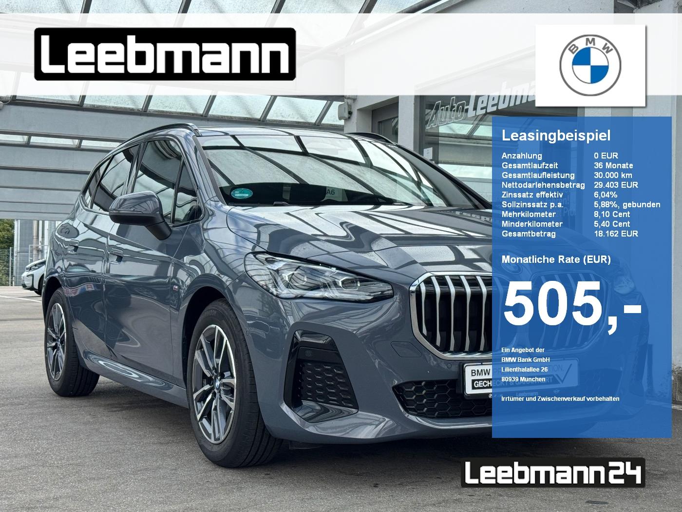 BMW 220d Active Tourer M-Sport AHK GARANTIE-03/30