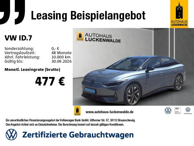 Volkswagen ID.7 GTX *PANO*IQ-MATRIX*AHK*WärmeP*360°*ACC*