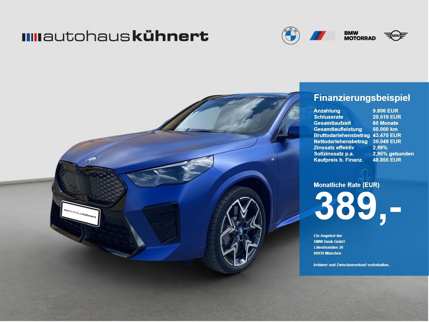 BMW iX2 xDrive 30 M-Sport PRO ACC Pano HUD H&K 360 foto 1