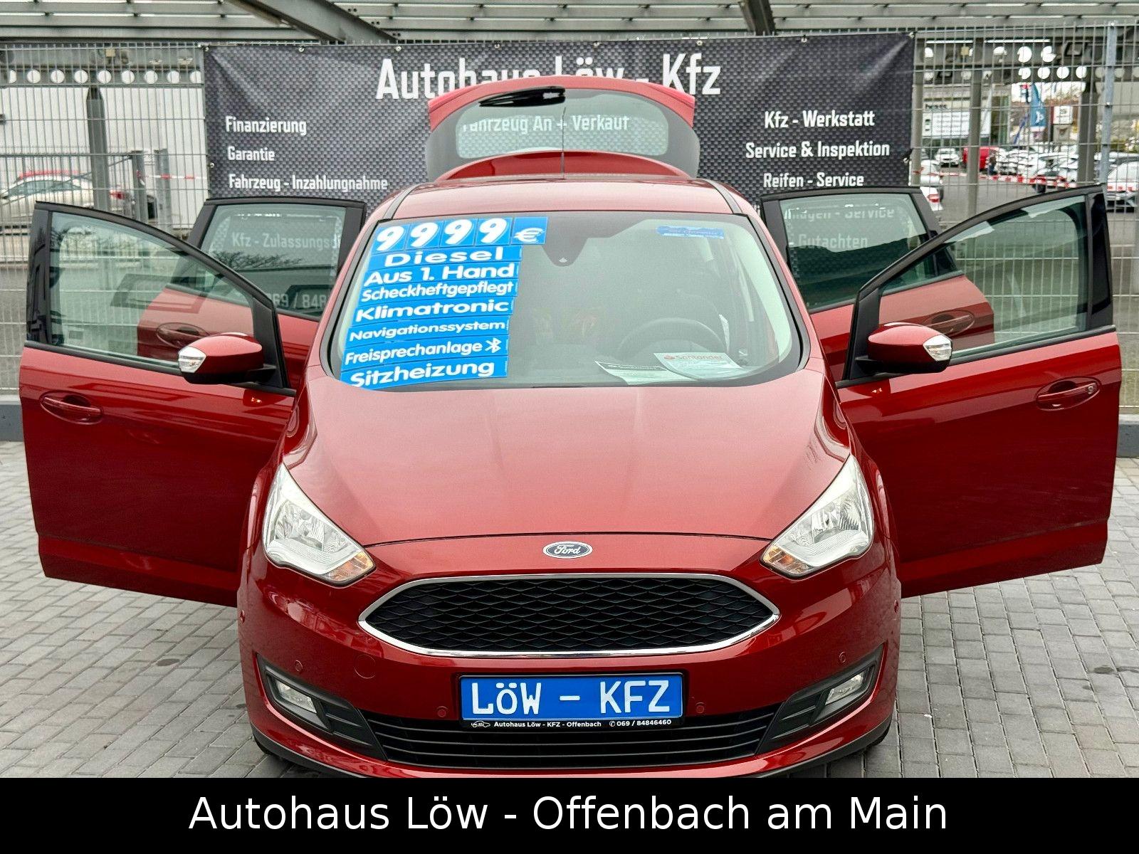 Ford C-Max 1,5 TDCI TÜV NEU 1. HAND SCHECKHEFT