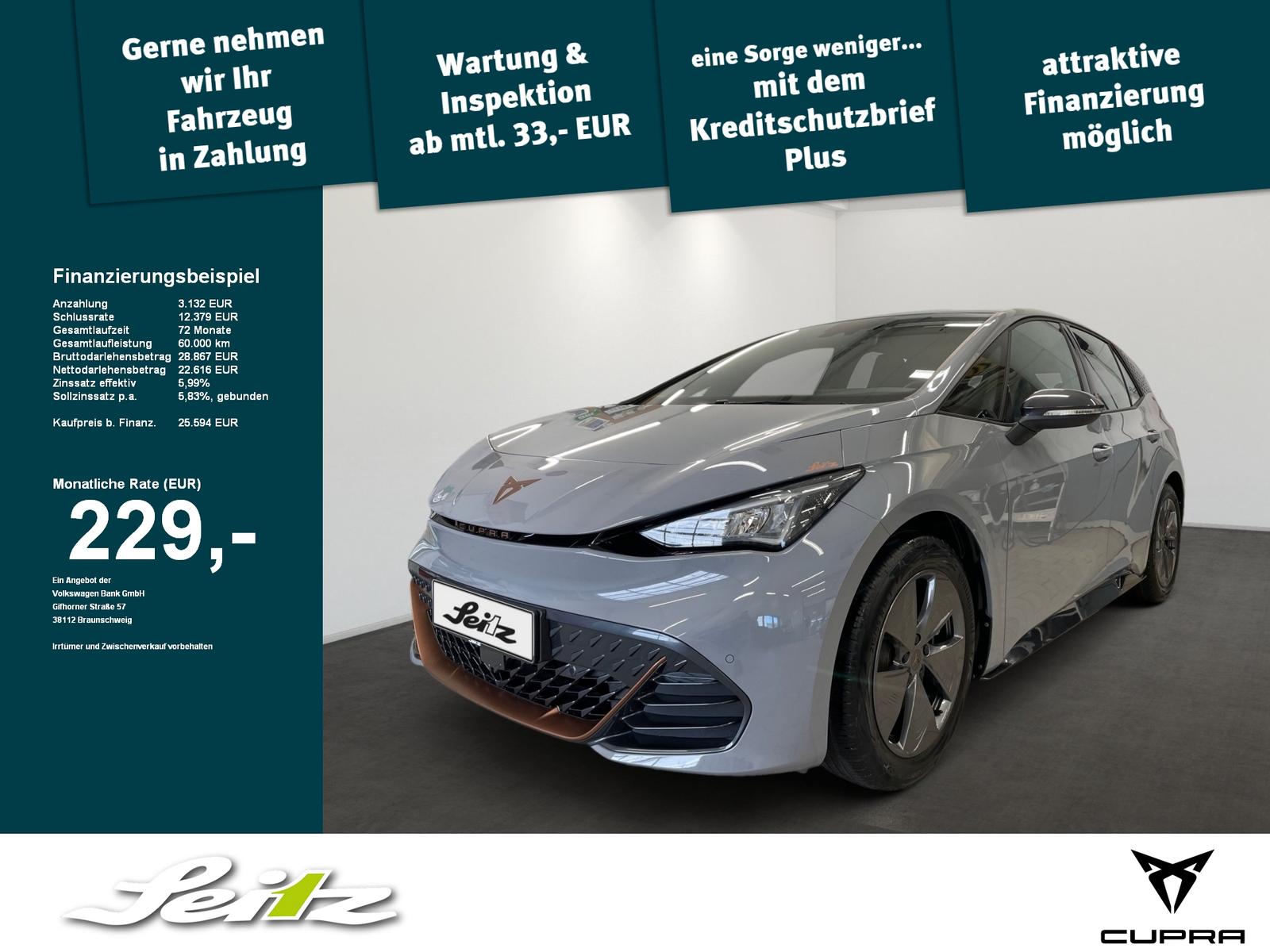 Cupra Born *LED*KAMERA*NAVI*SITZHZG*FULL LINK*