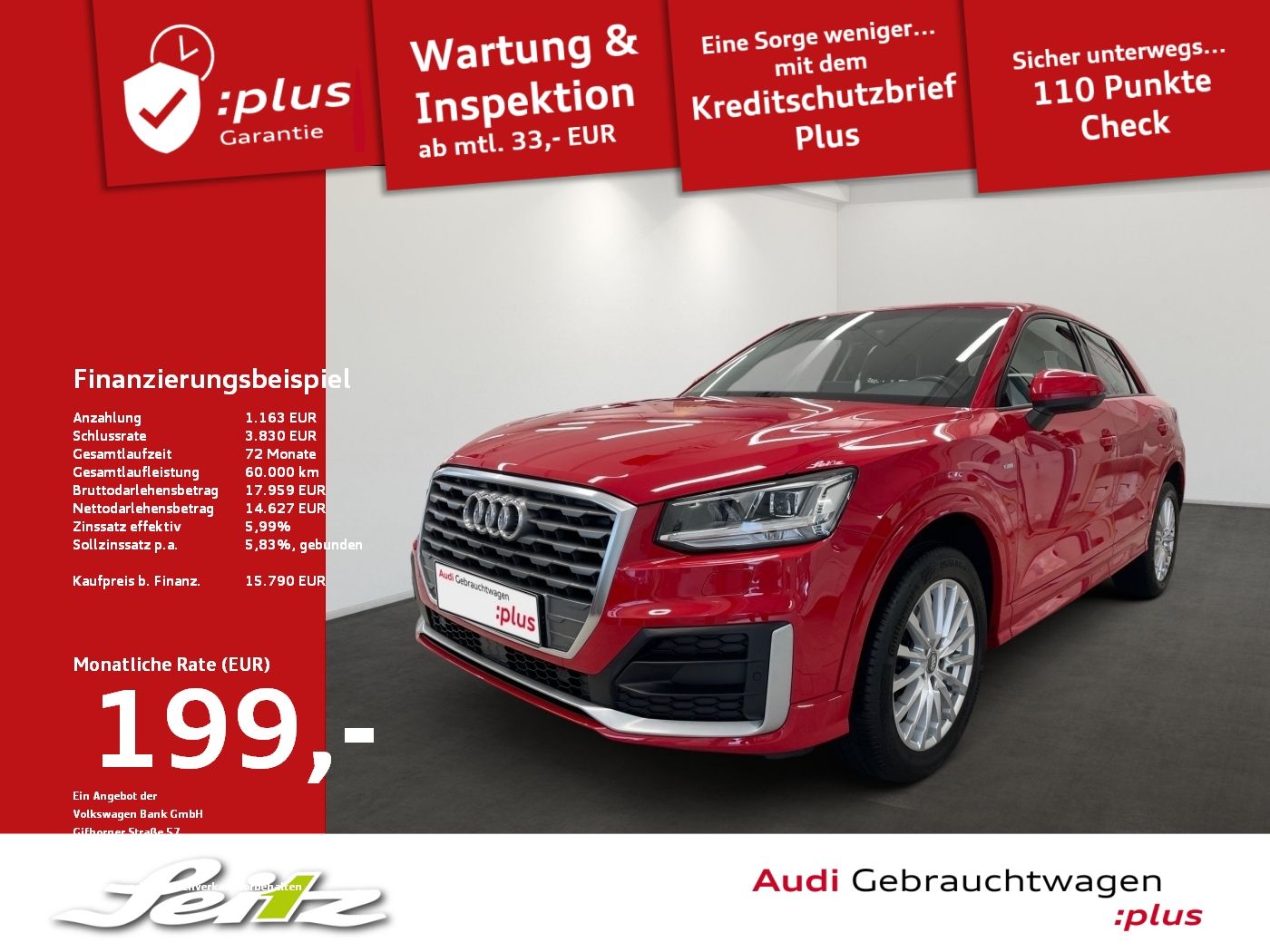 AUDI Q2 30 TFSI design *LED*NAVI*PARKSENSOR*