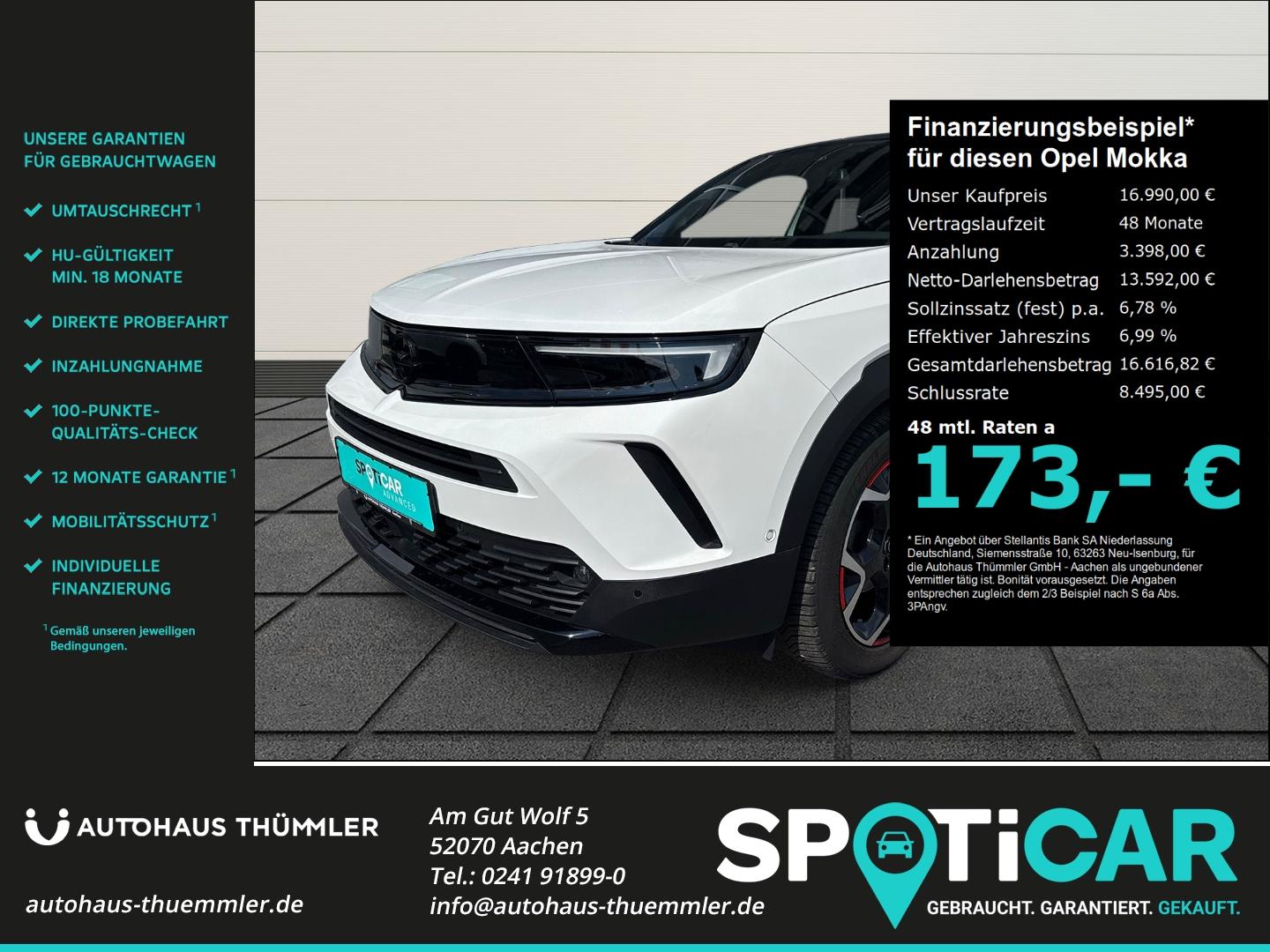 Opel Mokka GS Line 1.2 Turbo EU6d Allwetterreifen LED