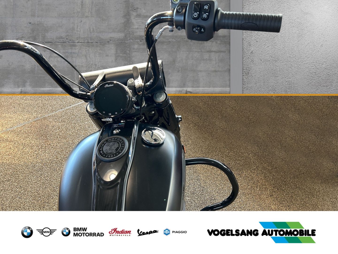 Fahrzeugabbildung Indian Chief Bobber Heckumbau, Ape Lenker, Blinkerumbau