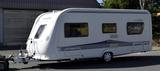 Hobby Excelsior 540 UFE mit Mover, Markise - Wohnwagen Mover