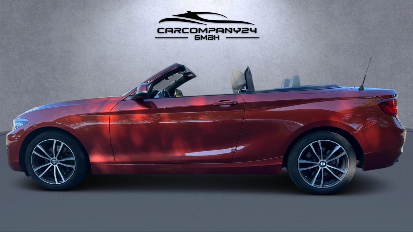 BMW 220i Cabrio Sport Line Aut,Leder,Navi,LCI,LED,SH