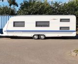 Hobby Exclusive 650 KMFe Tandem 2-Achser Wohnwagen - Hobby 650 kmfe Wohnwagen gebraucht