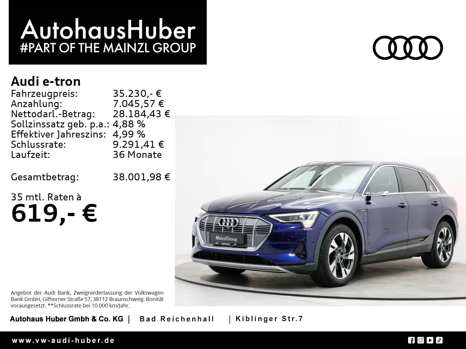 Audi e-tron 55 quattro 300 kW AHK B&O HUD Matrix 360°