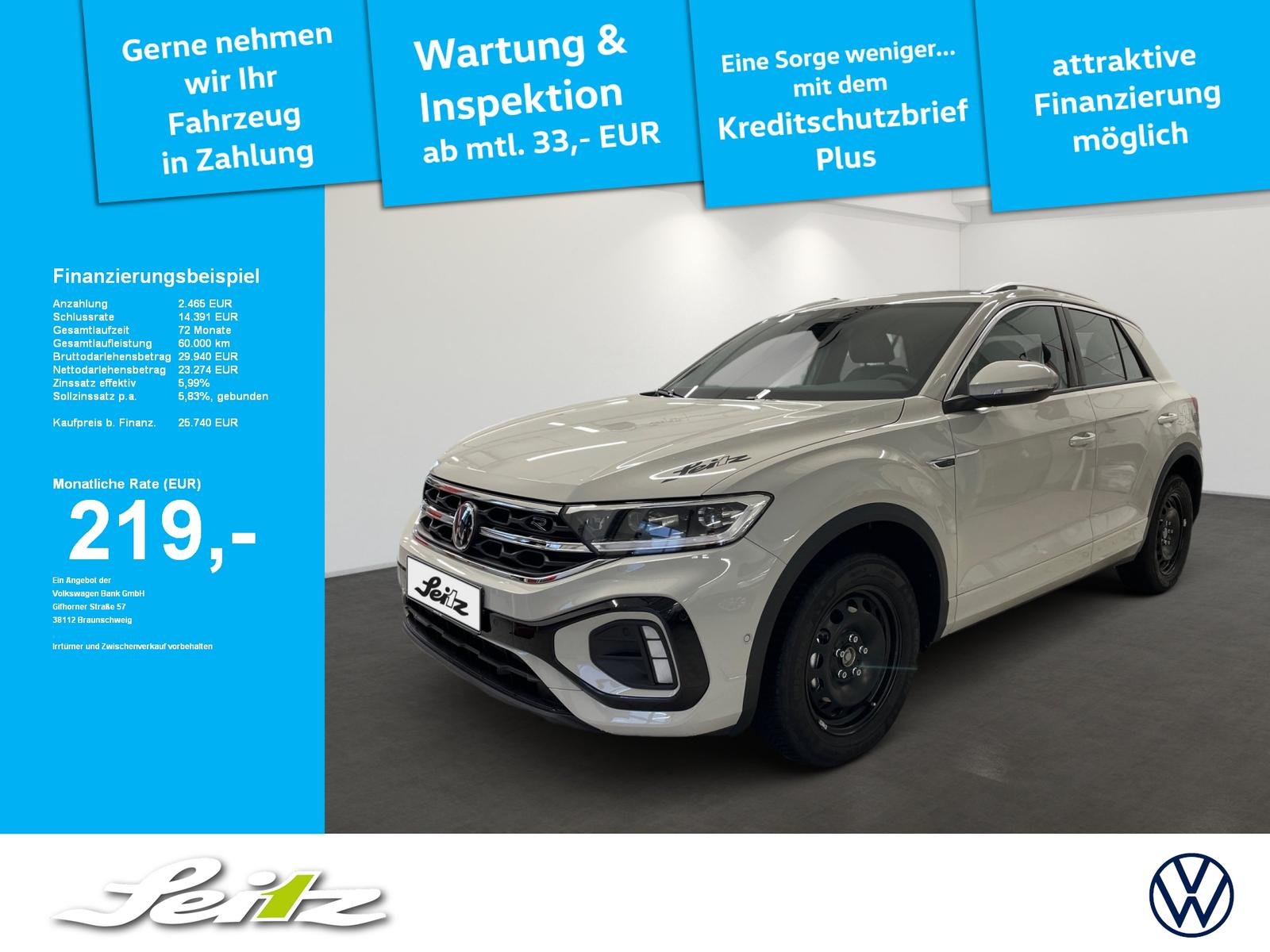 Volkswagen T-Roc 1.0 TSI R-Line *AHK*PARKSENSOR*LED*