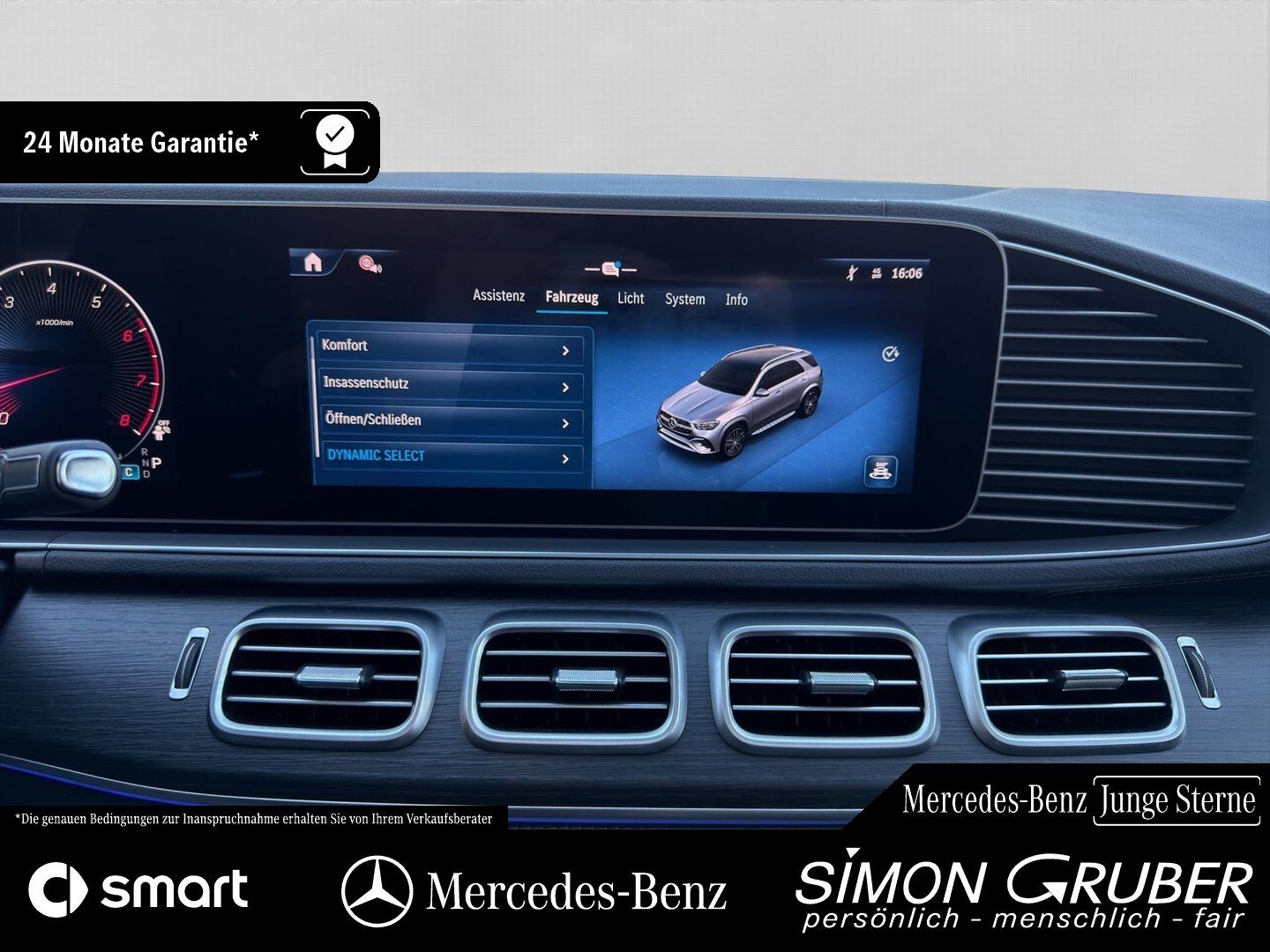 Fahrzeugabbildung Mercedes-Benz GLE 450 4M AMG Night Pano Standhzg Burm Airmatic
