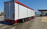 Knapen Schubbodenauflieger K200 A4040 aus 1. Hand 