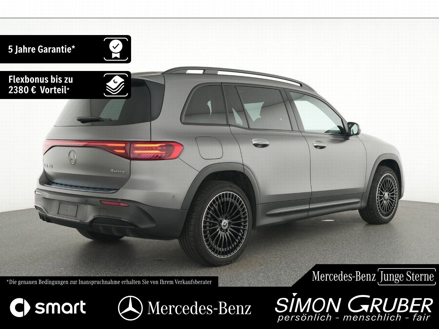 Fahrzeugabbildung Mercedes-Benz EQB 350 4M AMG Night magno Pano Burm HUD 360