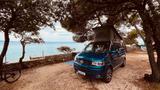 Volkswagen Highline / Ocean: Liebhaberauto wie neu-Schalter - blaue Volkswagen T5 California