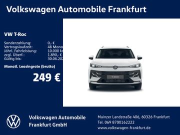 Volkswagen Leasingangebot: Volkswagen T-Roc Style 1.5 l eTSI OPF 85 kW (116 PS ) 7-Gan
