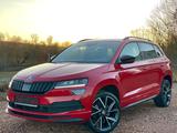 Skoda Karoq 1.5 Sportline*AHK*19 Zoll*1.Hand* - Skoda Karoq in Chemnitz