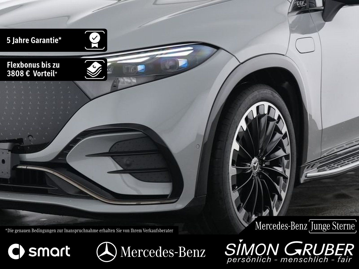 Fahrzeugabbildung Mercedes-Benz EQS 580 4M SUV AMG Massage Sitzklima AHK Md 2026