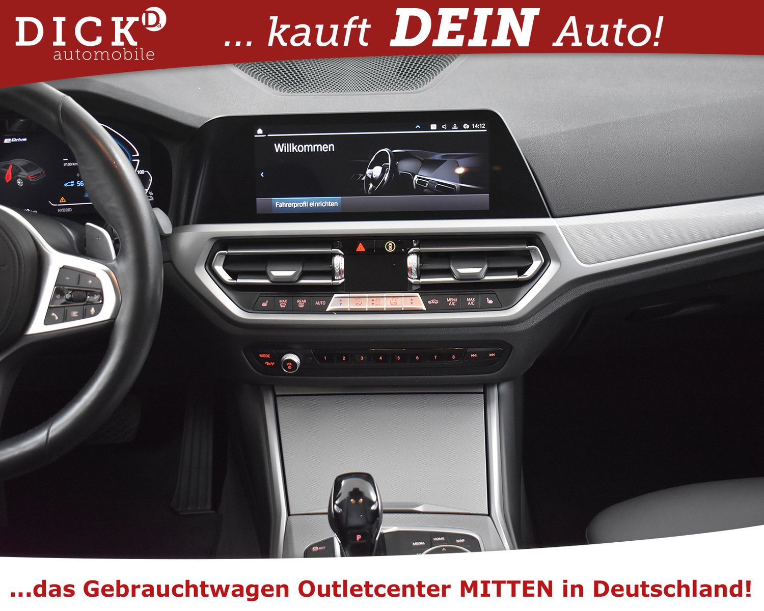 BMW 330e Sport Line LEDER+VIRTU+PROF+LED+SHZ++ACC+MF - Image 14
