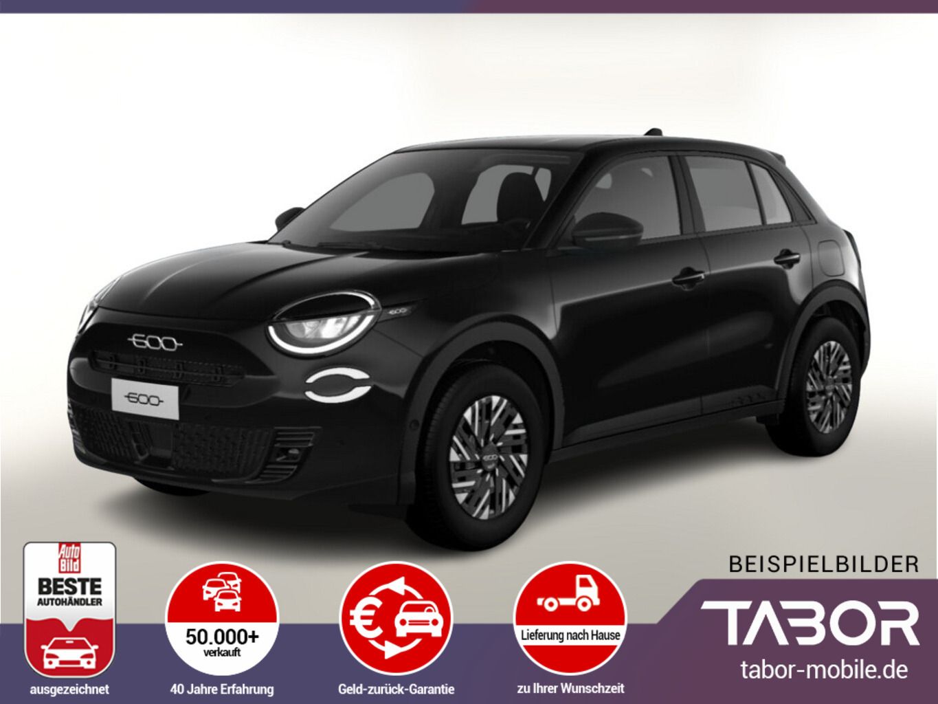 Fiat 600e RED 11kW-OBC PDC Temp CarPlay Wärmepumpe BT