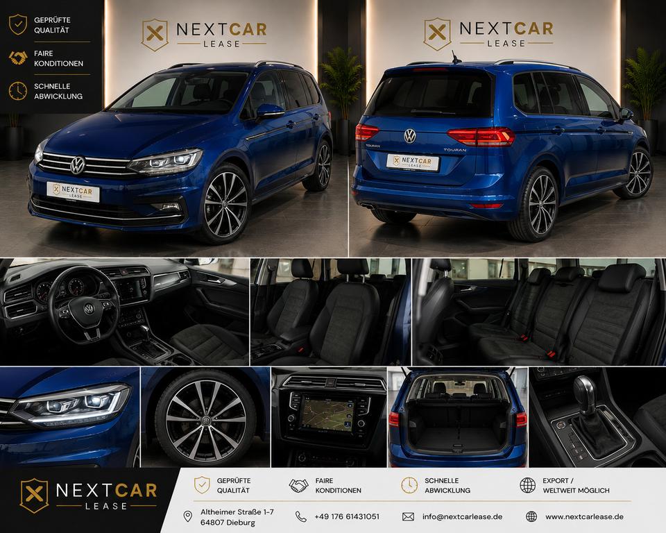 Volkswagen Touran Highline AHK 7 Sitz Standheizung Black 2022