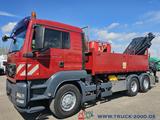 MAN TGS 26.440 Hiab 477 15m 13,2m=2,62T Arbeitskorb - Autotransporter