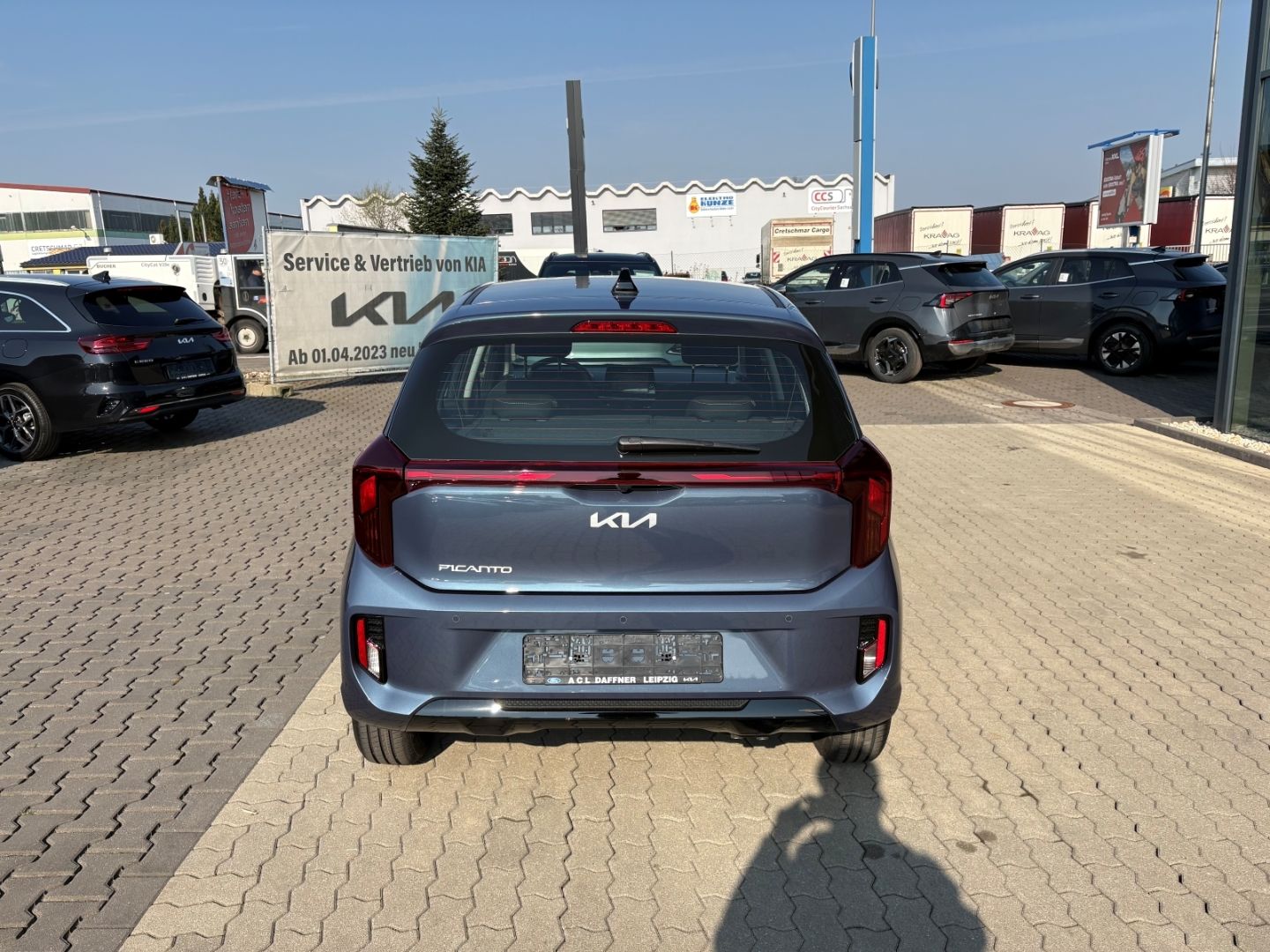 Fahrzeugabbildung Kia Picanto Vision Verkehrszeicherk Rückfahrkamera A